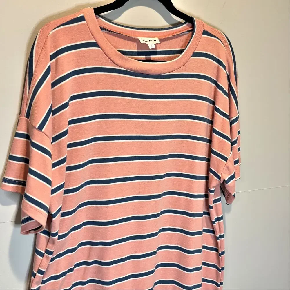 Superdown Katrina Stripe T-Shirt Dress - size Medium